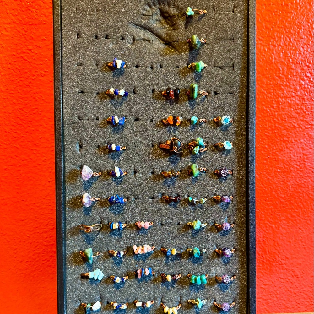 Lot of 48 wrap rings
